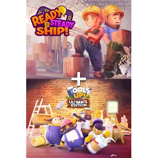 Купить ✅ Ready, Steady, Ship! + Tools Up! Ultimate Editio Xbox