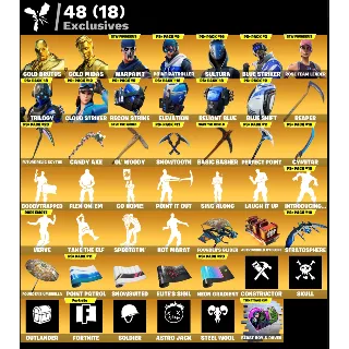 Купить FN | OG STW 💎 СМЕНА ПОЧТЫ | 180 скинов (36 платных) 🎁