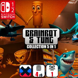 Купить BRAINROT  TUNG COLLECTION 5 in 1 | Nintendo Switch 1/2