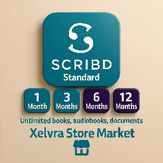 Купить 📚 Scribd Premium — 1/3/6/12 месяцев