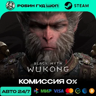 Купить BLACK MYTH: WUKONG STEAM RU+МИР АВТО 24/7