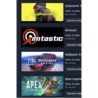 Купить STEAM • CS2 • Cyberpunk 2077 • PUBG • Wallpaper Engine