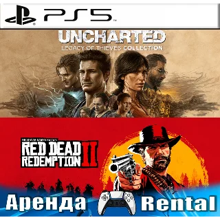 Купить UNCHARTED Legacy of Thieves + RDR 2 (PS5/RUS) Аренда 🔰