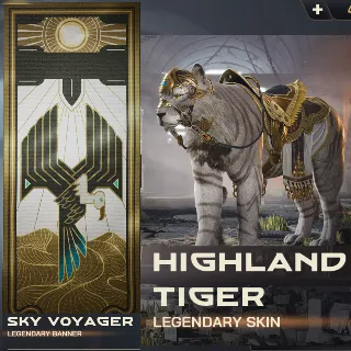 Купить Highguard Sky Voyager Banner Highland Tiger Twitch-дроп