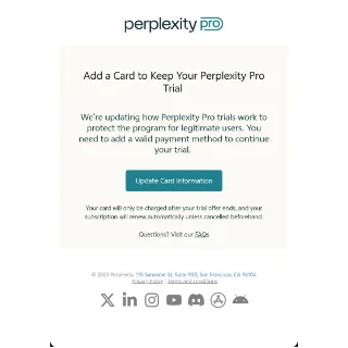 Купить Привязка карты Perplexity PRO 🚀 Быстро