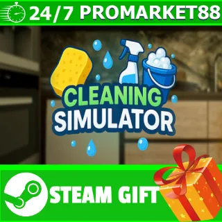 Купить ️ВСЕ СТРАНЫ+РОССИЯ Cleaning Simulator STEAM GIFT