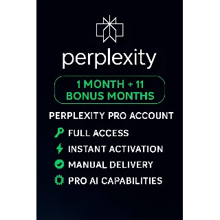 Купить 🔥 Perplexity PRO – ключ на 1 год 🚀 | Мгновенная активация ⚡ | Только для новых акка