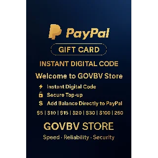 Купить 💳 Подарочная карта PayPal в долларах США 🎉 | Мгновенный цифровой код | 🚀