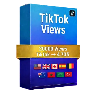 Купить 20,000 просмотров видео TikTok + 10,000 БЕСПЛАТНЫХ просмотров Instagram – Качество