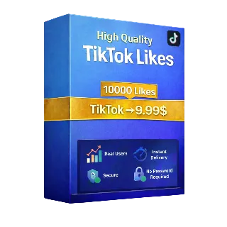Купить 10,000 лайков TikTok + 10,000 БЕСПЛАТНЫХ просмотров TikTok – Высокого качества