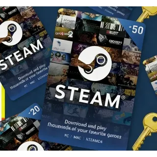 Купить Пополнение баланса Steam | Украина | UAH