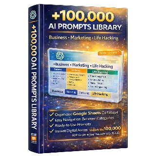 Купить Пакет из +100,000 промптов для ChatGPT и ИИ — Бизнес, Маркетинг, Продуктивность