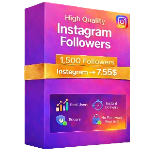 Купить 1500 подписчиков Instagram - 100% реальные аккаунты - Отличное качество