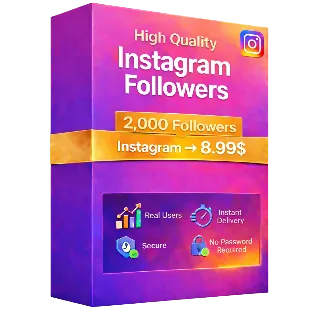 Купить 2000 подписчиков Instagram - 100% реальные аккаунты - Отличное качество