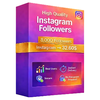 Купить 8000 подписчиков Instagram + 🎁 10 000 БЕСПЛАТНЫХ просмотров – Быстро и стабильно 🚀