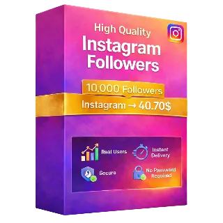 Купить 10,000 подписчиков Instagram + 10,000 БЕСПЛАТНЫХ просмотров – Быстро и стабильно