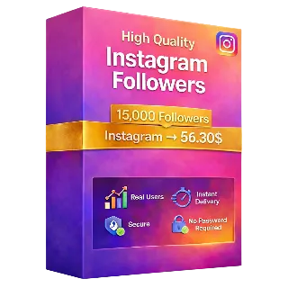 Купить 15,000 подписчиков Instagram + 10,000 БЕСПЛАТНЫХ просмотров – Быстро и стабильно