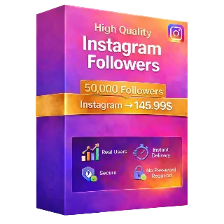 Купить 50,000 подписчиков Instagram + 10 000 БЕСПЛАТНЫХ просмотров – Быстро и стабильно