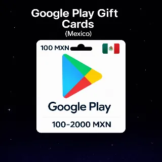 Купить Google Play Gift Cards (Мексика) 100–2000 MXN | Коды пополнения