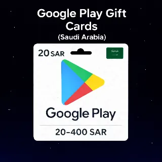 Купить Google Play Gift Cards (Саудовская Аравия) 20–400 SAR | Коды пополнения
