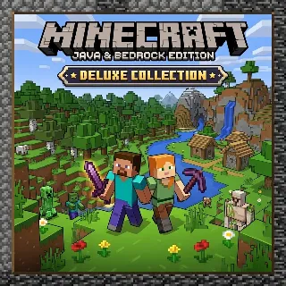 Купить Minecraft Java  Bedrock Deluxe Collection (Windows Ключ)