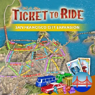 Купить Ticket to Ride®: San Francisco City Expansion | XBOX | На любой аккаунт