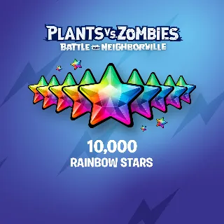 Купить Plants vs. Zombies: Battle for Neighborville™ – 7500 (+2500 Bonus) Rainbow Stars | XB