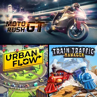 Купить Moto Rush GT + Urban Flow + Train Traffic Manager | XBOX | На любой аккаунт
