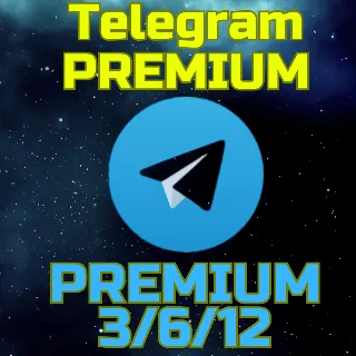 Купить Telegram Premium TG ТГ Телеграм премиум 3 6 12 мес Без входа 24/7 АВТО Телега