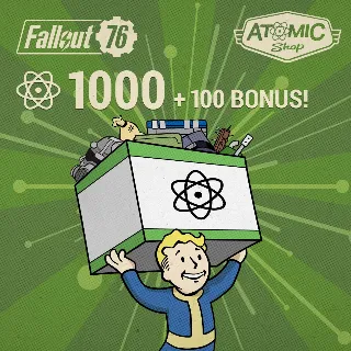 Купить Fallout 76: 1000 (+100 Bonus) Atoms (PC) | PC | На любой аккаунт