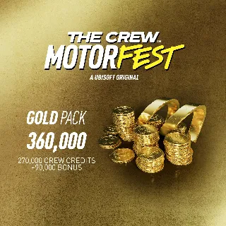 Купить The Crew™ Motorfest Gold Pack (360,000 Crew Credits) | XBOX | На любой аккаунт