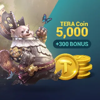 Купить [NA/EU] TERA Coin 5,000 (+300 BONUS) | XBOX | На любой аккаунт