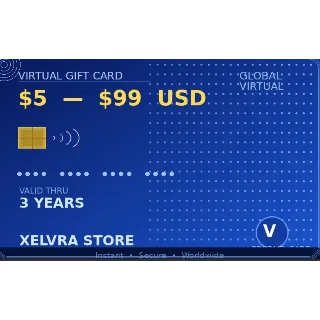 Купить Виртуальная подарочная карта Visa ($5 - $99) FAST