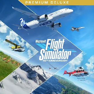 Купить Microsoft Flight Simulator (2020) Premium Deluxe 40th Anniversary Edition | XBOX+PC |
