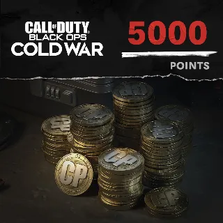 Купить 5,000 Call of Duty®: Black Ops Cold War Points | XBOX | На любой аккаунт