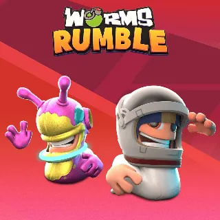 Купить Worms Rumble - Spaceworm and Alien Double Pack | XBOX+PC | На любой аккаунт