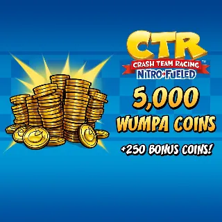 Купить Crash™ Team Racing Nitro-Fueled - 5000 (+250) Wumpa Coins | XBOX | На любой аккаунт