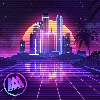 Купить AAA Dynamic Scenes - Retro Night Ride Dynamic Scene | XBOX | На любой аккаунт