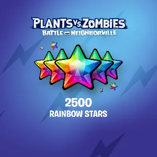 Купить Plants vs. Zombies: Battle for Neighborville™ – 2000 (+500 Bonus) Rainbow Stars | XBO
