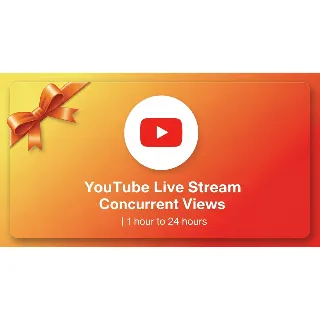 Купить YouTube Live Stream Concurrent Views | 1 hour to 24 hours | Instant Delivery *Read De