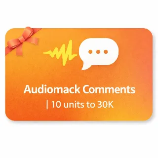 Купить Audiomack Comments | 10 units to 30K | Instant Delivery *Read Description*