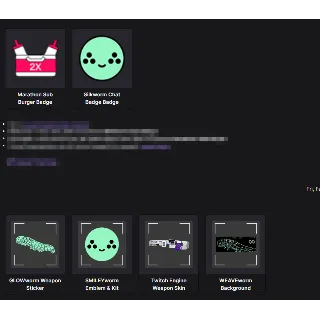 Купить Марафон 6 предметов Twitch Engine Оружие скины значки для чата Слэм сервера