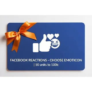 Купить Facebook Reactions - Choose Emoticon | 10 units to 100K | Instant Delivery *Read Desc