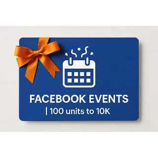 Купить Facebook Events | 100 units to 10K | Instant Delivery *Read Description*