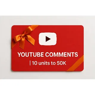 Купить YouTube Comments | 10 units to 50K | Instant Delivery *Read Description*