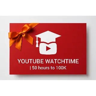 Купить Youtube WatchTime | 50 hours to 100K | Instant Delivery *Read Description*