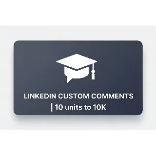 Купить LinkedIn Custom Comments | 10 units to 10K | Instant Delivery *Read Description*