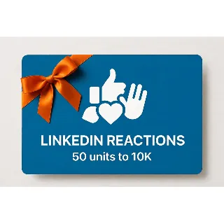 Купить Linkedin Reactions | 50 units to 10K | Instant Delivery *Read Description*