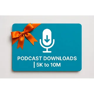 Купить Podcast Downloads | 5K to 10M | Instant Delivery *Read Description*