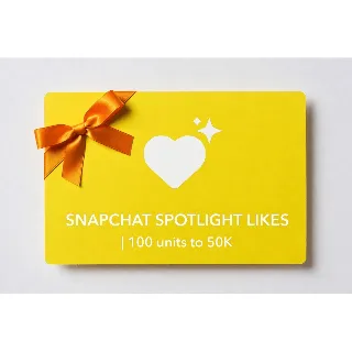 Купить Snapchat Spotlight Likes | 100 units to 50K | Instant Delivery *Read Description*
